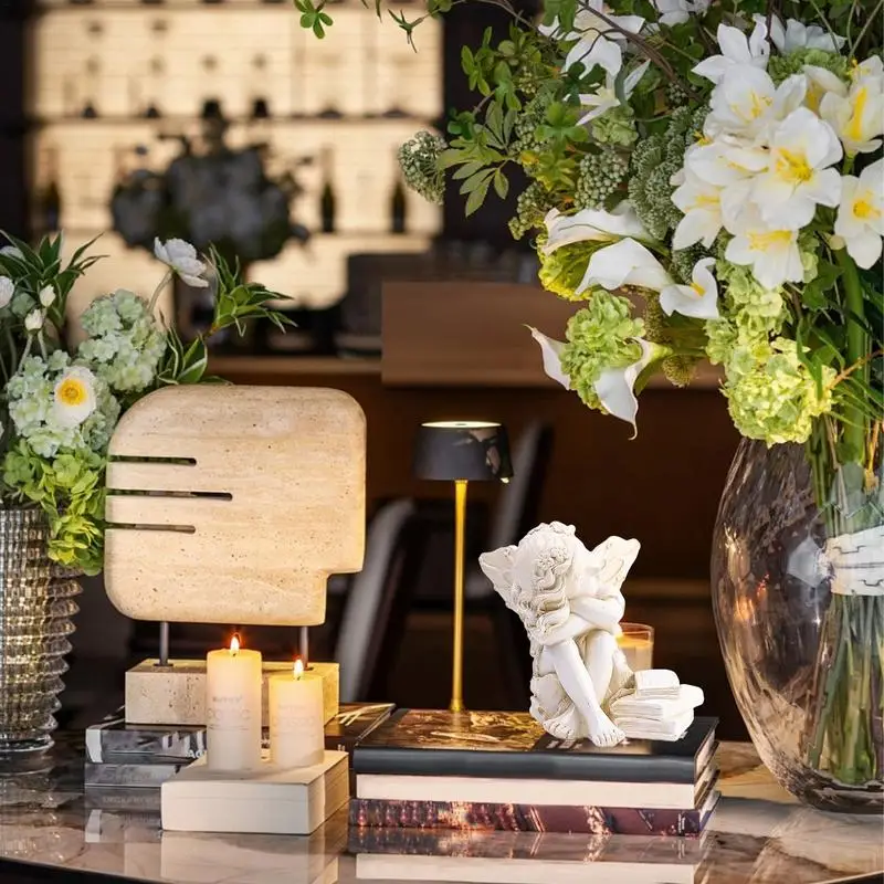 Angel Statues For Garden Angel Sculptures Ornament For Outside Angel Garden Statue Decor Waterproof Outdoor Garden Praying Angel - Image 2