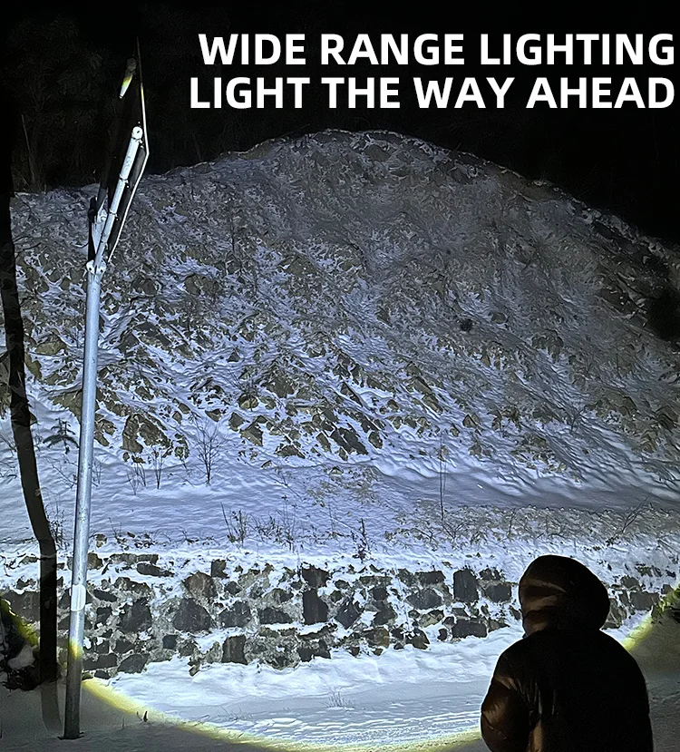 Portable Rechargeable High Power LED Flashlights With Display Screen Zoom - Image 10