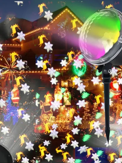 LED Christmas Lights Outdoor Decoration Festoon Fairy Light Window Projector