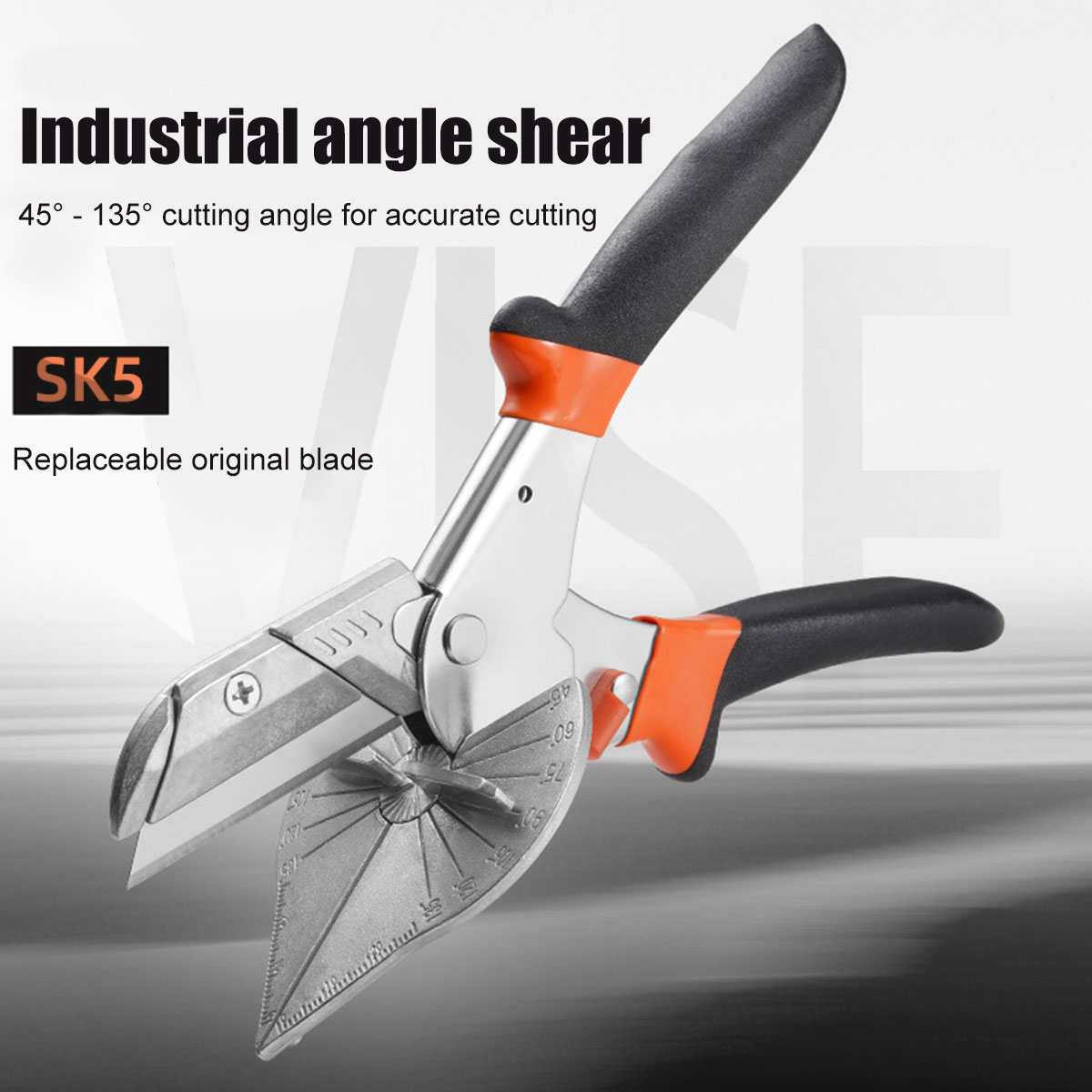 Angle Shear 45-135 Degree Miter Cutter Hand Shear - Image 7
