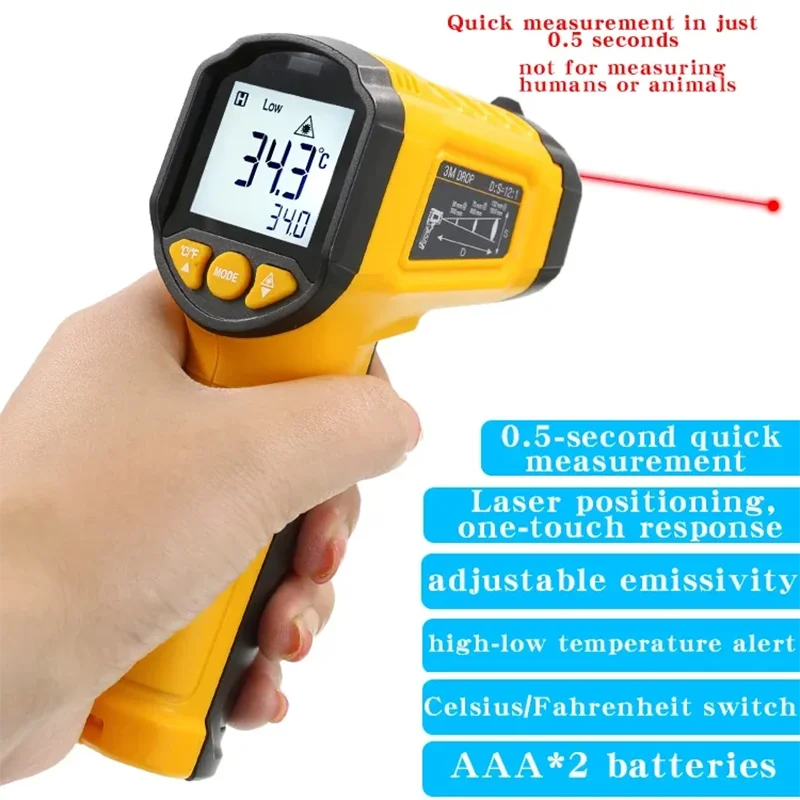 TS380 Infrared Non-Contact Thermometer Handheld