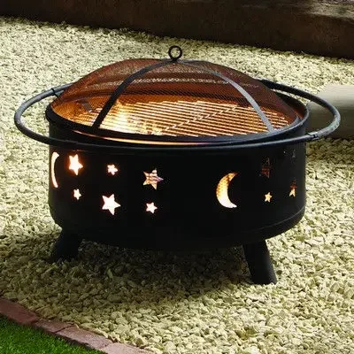 hot sale garden idea modern outdoor patio furniture sets with fire pits set with lid and log poker - Image 4