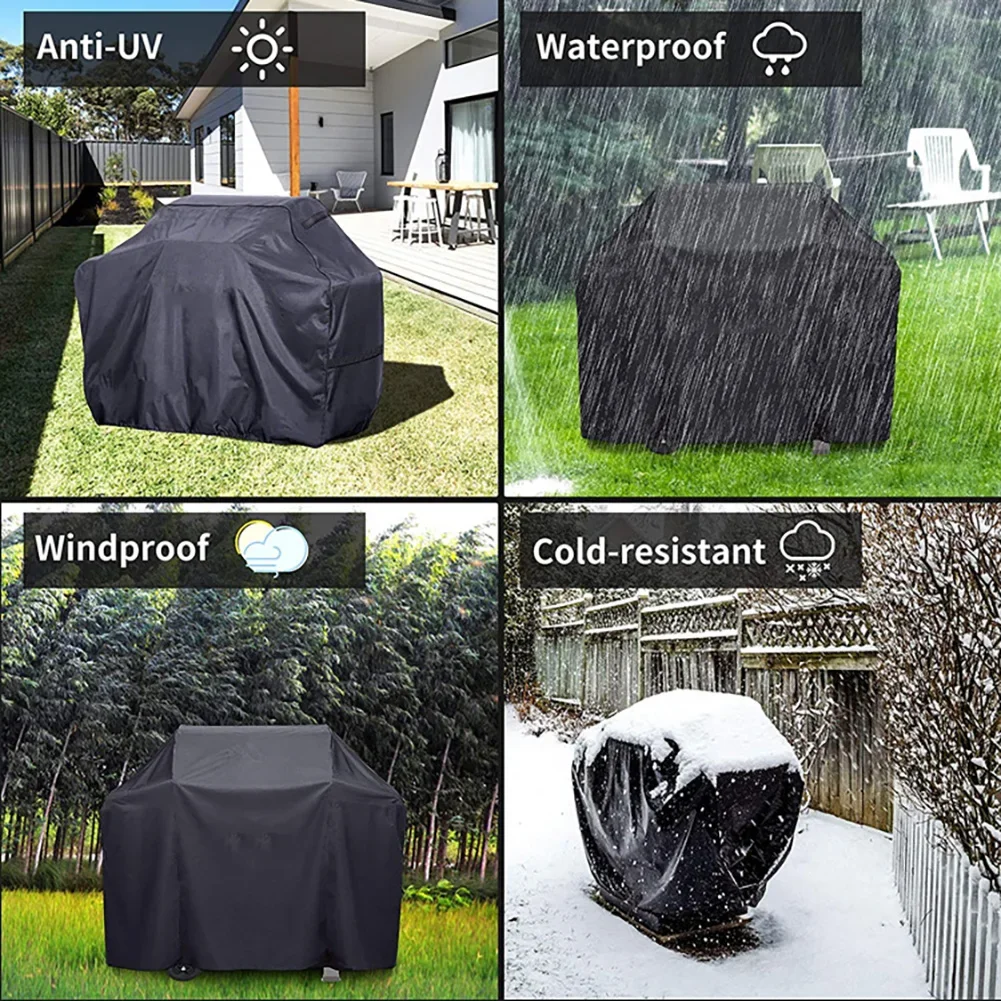 Waterproof Weber Heavy Duty Charbroil BBQ Cover Rain Protective - Image 3