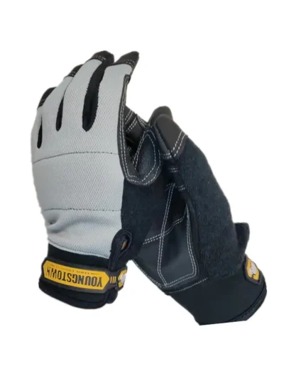 Genuine Highest Quality  Extra Durable Puncture Resistance Non-slip Working Gloves(Small/Medium/Large/X-L/XXL/XXXL,  Grey)