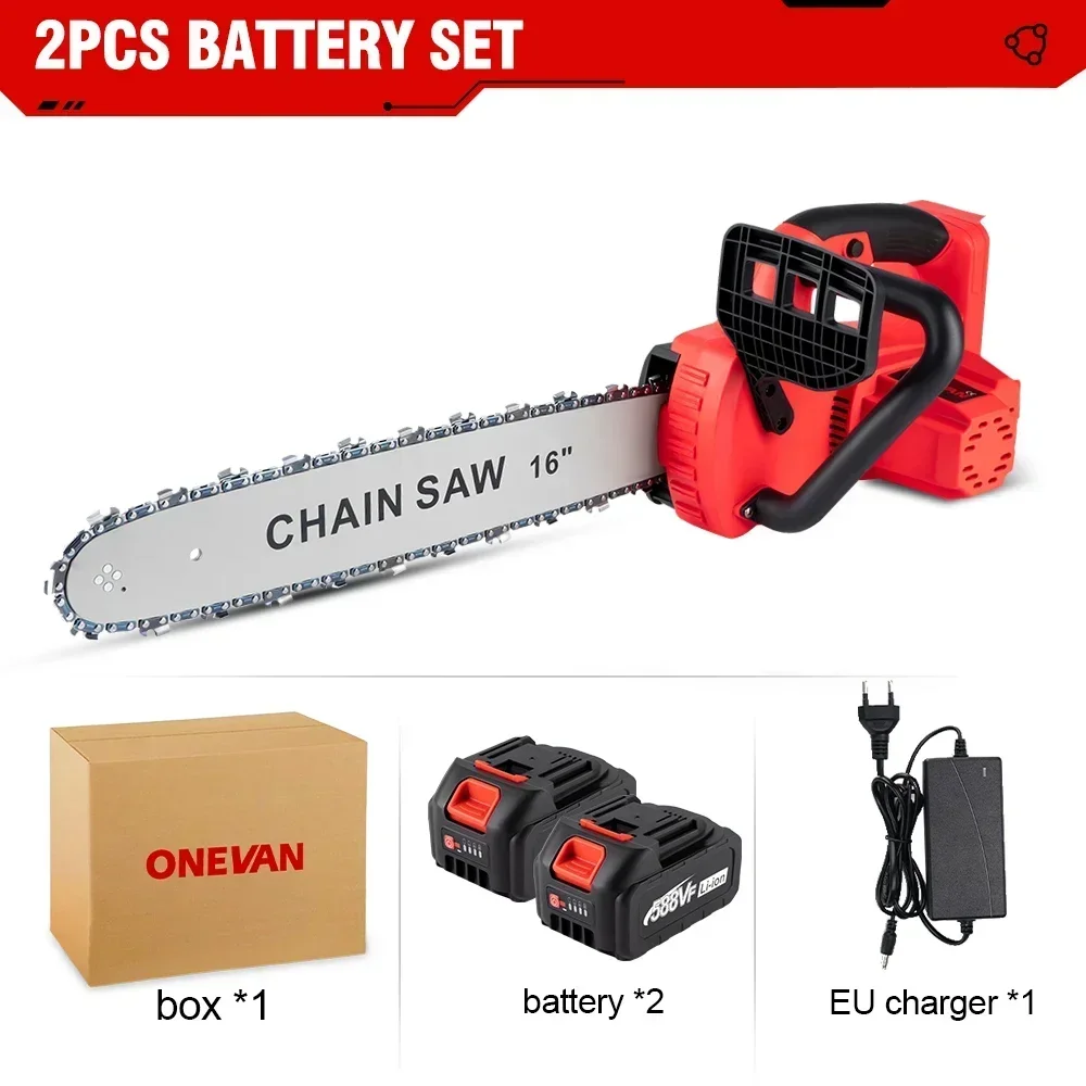 16 Inch Brushless Electric Chainsaw Garden Pruning Power Tool For Makita battery - Image 7