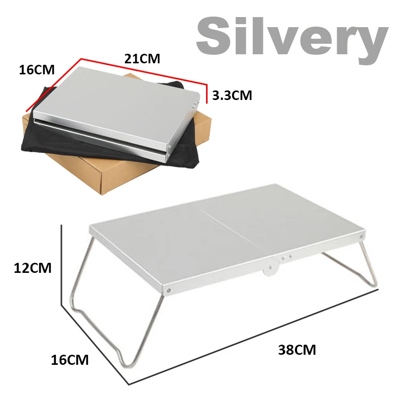 Mini Camping Table Ultralight Portable Aluminum Alloy Outdoor Table Lightweight Camping Folding Table for Travel Picnic BBQ - Image 7