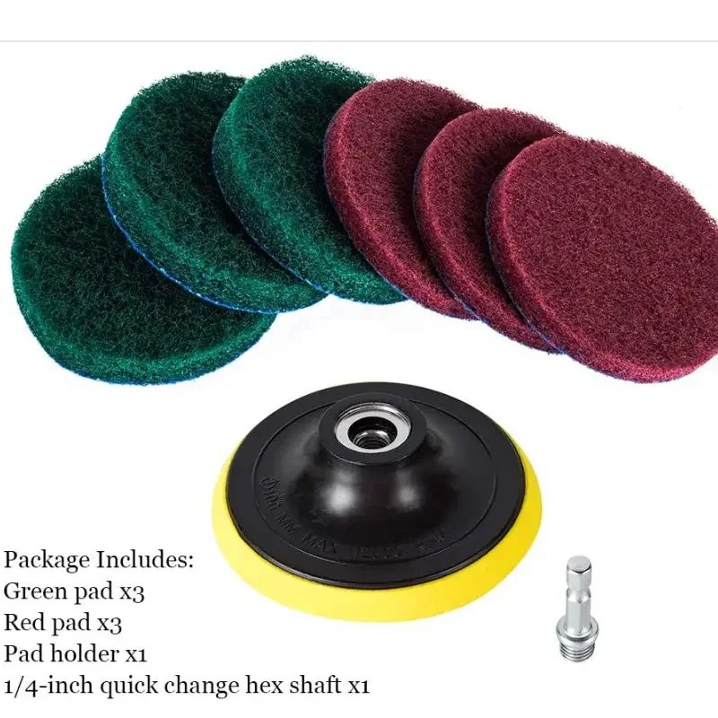 Upgrade Your Cleaning Routine With This 8-Piece Drill Power Brush Tile Scrubber Kit! - Image 6