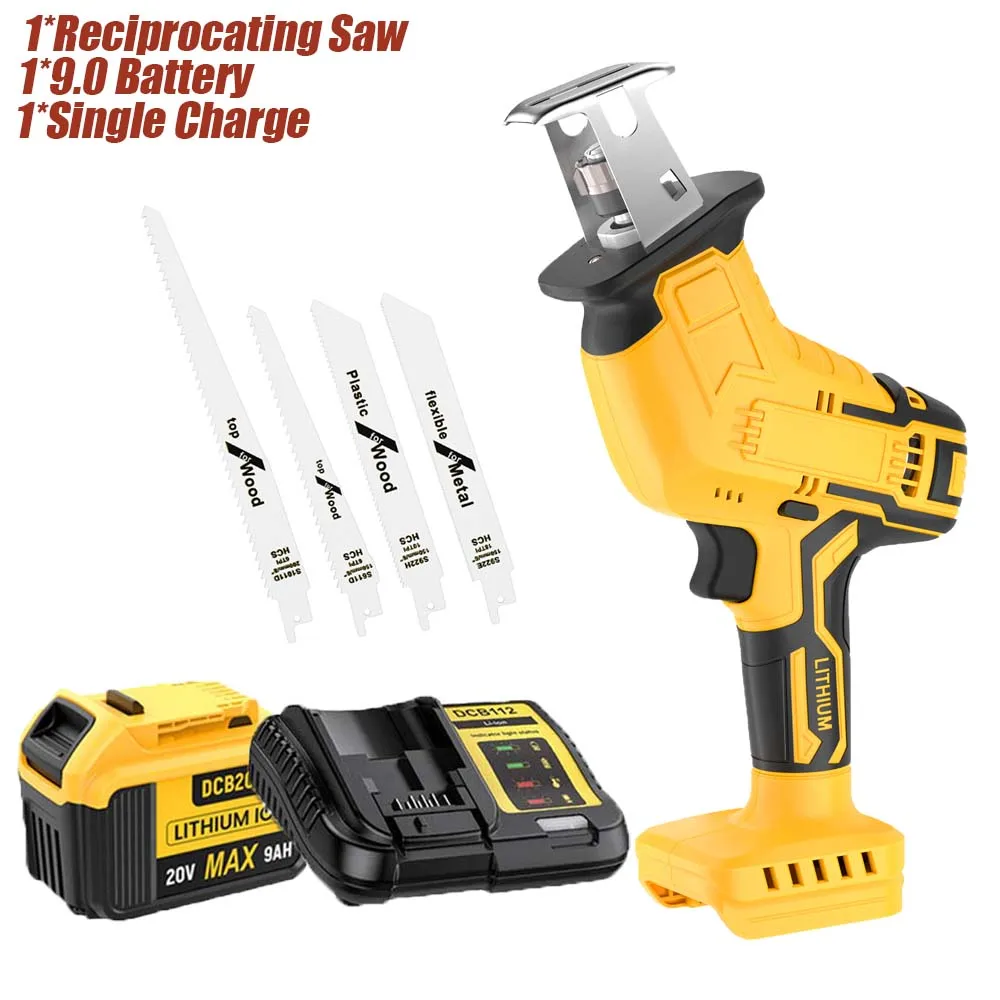 Cordless Reciprocating Saw For DEWALT DCB200 18V Battery Portable Electric Saw - Image 9