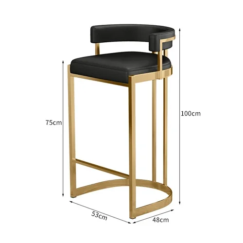High Make Up Modern Bar Stools Luxury Party Gaming Library Computer Patio Bar Stool Set Saloon Party Sgabello Cucina Furniture - Image 14