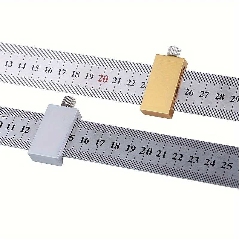 Adjustable Steel Ruler Stopper Professional Measuring Tool - Image 7