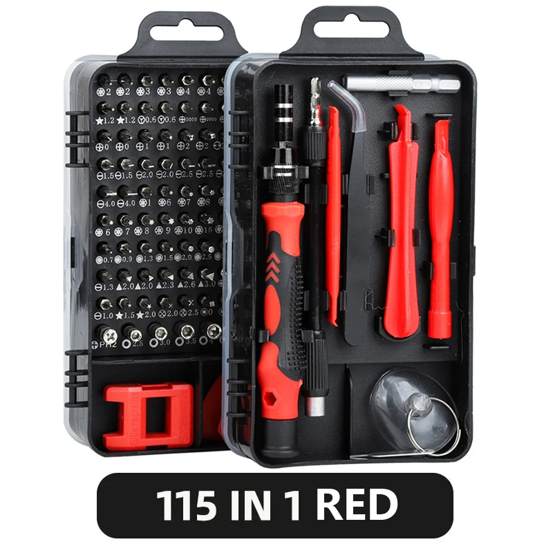 115/117 in 1 Precision Screwdriver Set Magnetic Hex Screw Driver Bits - Image 10