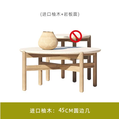 Outdoor patio teak sofa rattan table and chairs garden lounge furniture villa balcony rattan chair - Image 20