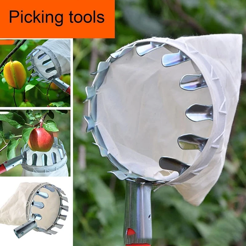 Metal Fruit Picker Farm Garden Supplies
