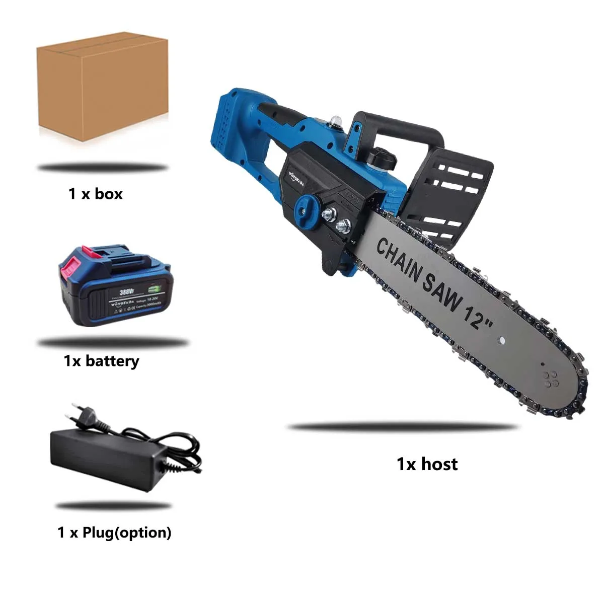 12 Inch Brushless Electric Chainsaw, Cordless For Makita battery - Image 9