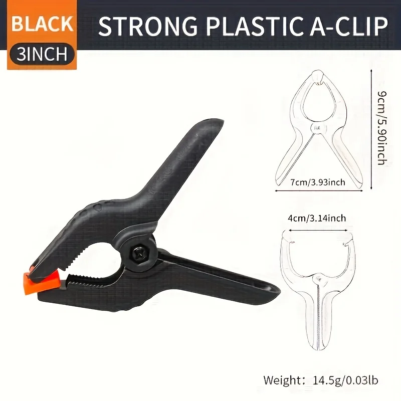 3/4/ 6/9 inch Plastic Nylon Adjustable Woodworking Clamps - Image 7