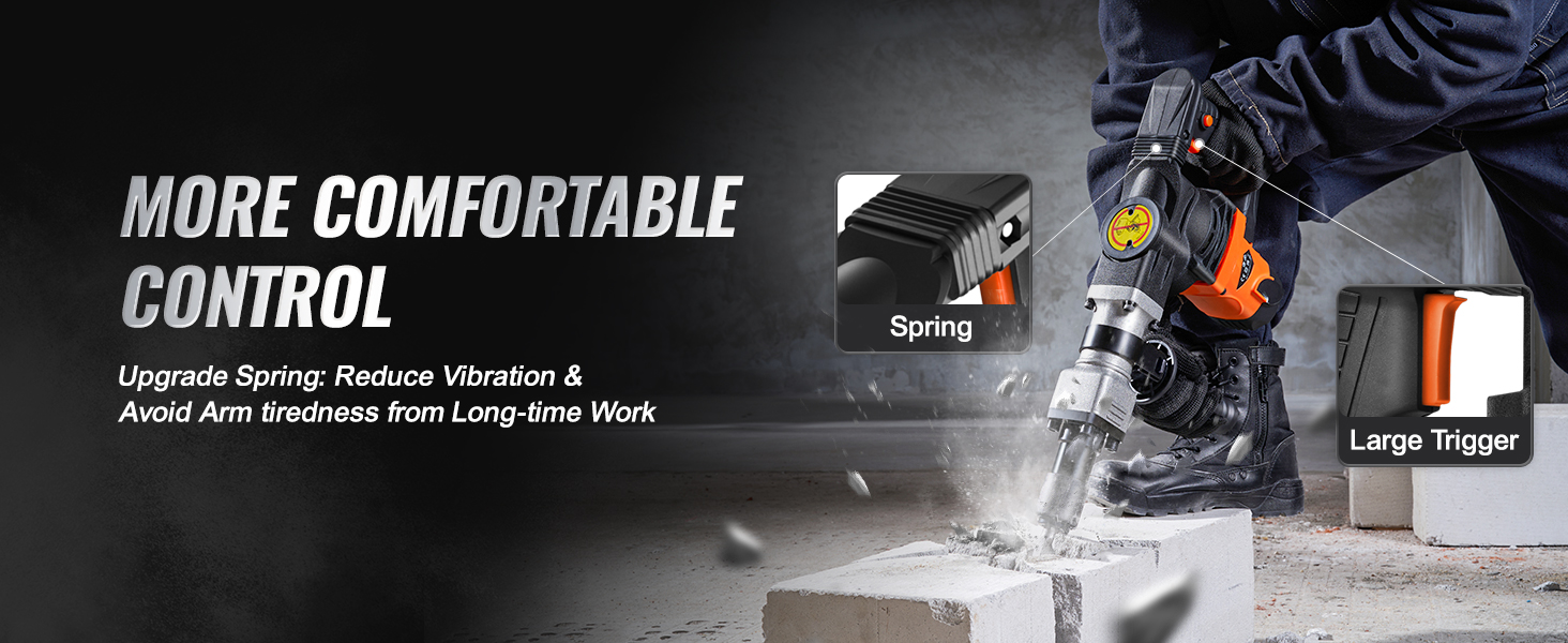 VEVOR 1400W Demolition Jack Hammer Electric Jackhammer - Image 10