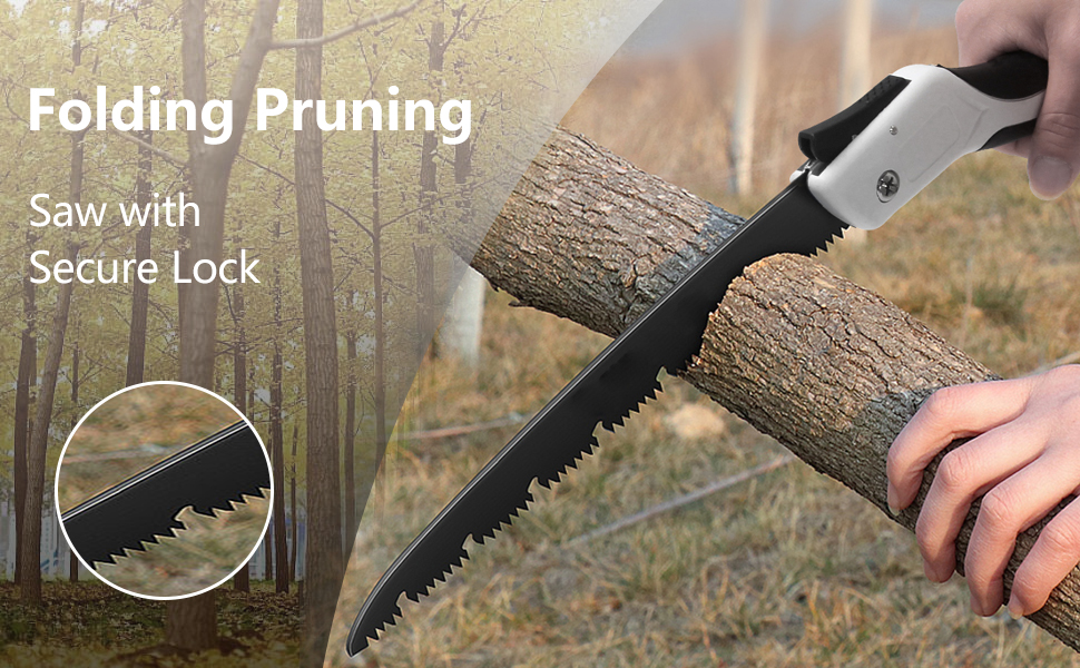 AIRAJ 9.4 inch Folding Saw,Pruning Saws with SK5 Steel Teeth. - Image 7