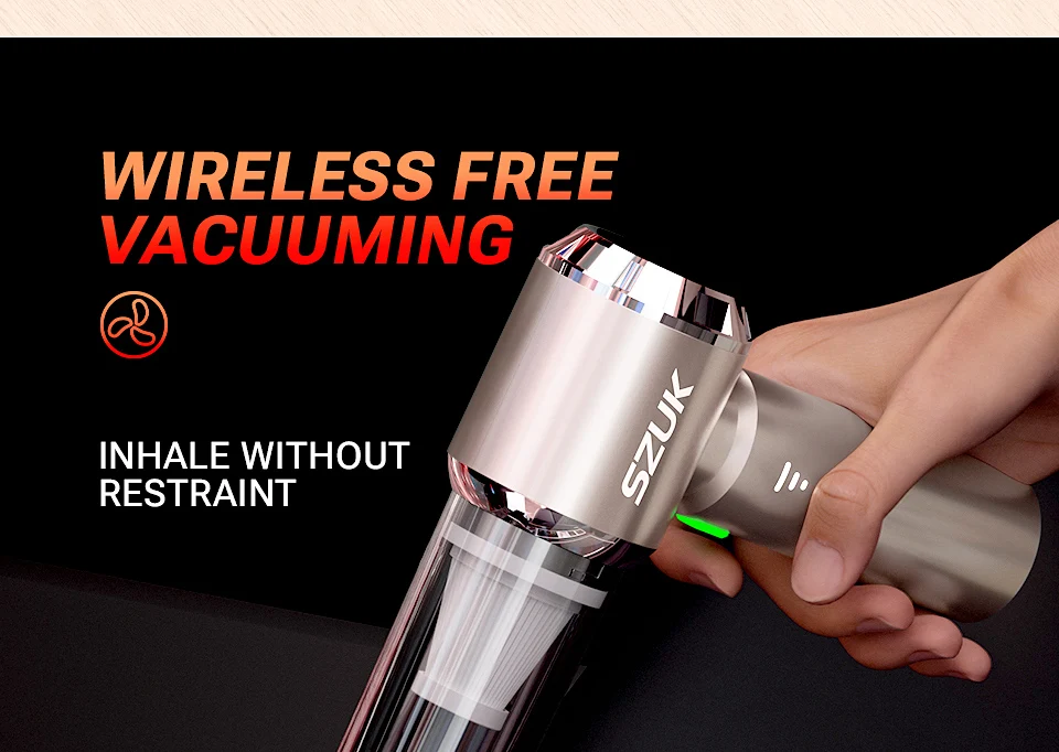 SZUK New Mini Car Vacuum Cleaner 985000Pa Wireless Vacuum Cleaner Powerful Suction - Image 43