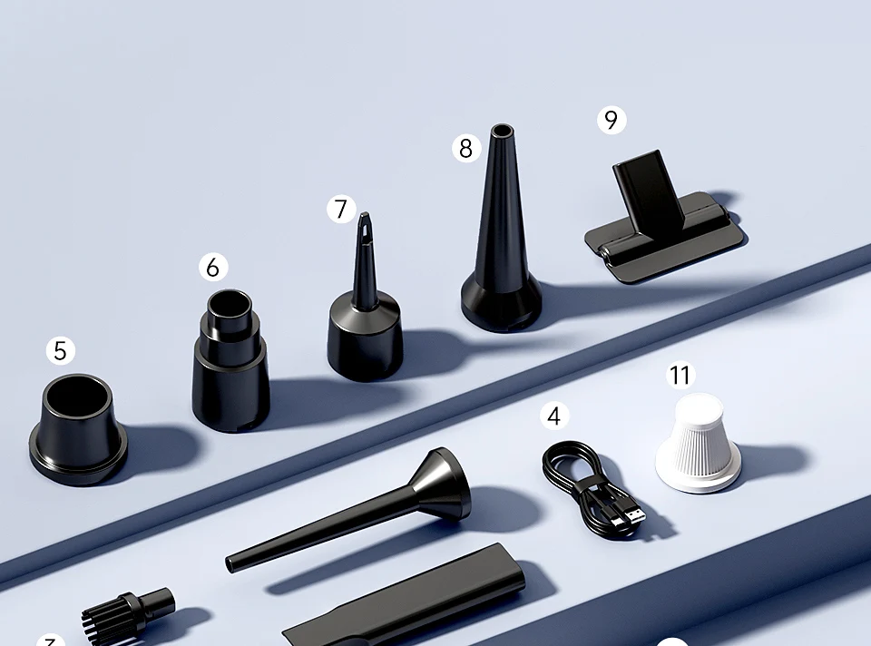 SZUK New Mini Car Vacuum Cleaner 985000Pa Wireless Vacuum Cleaner Powerful Suction - Image 56