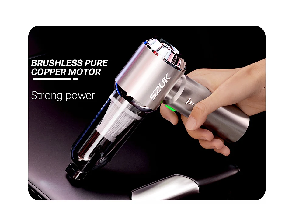 SZUK New Mini Car Vacuum Cleaner 985000Pa Wireless Vacuum Cleaner Powerful Suction - Image 36