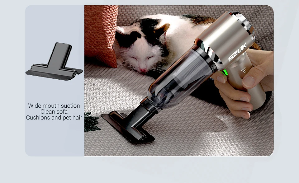 SZUK New Mini Car Vacuum Cleaner 985000Pa Wireless Vacuum Cleaner Powerful Suction - Image 51
