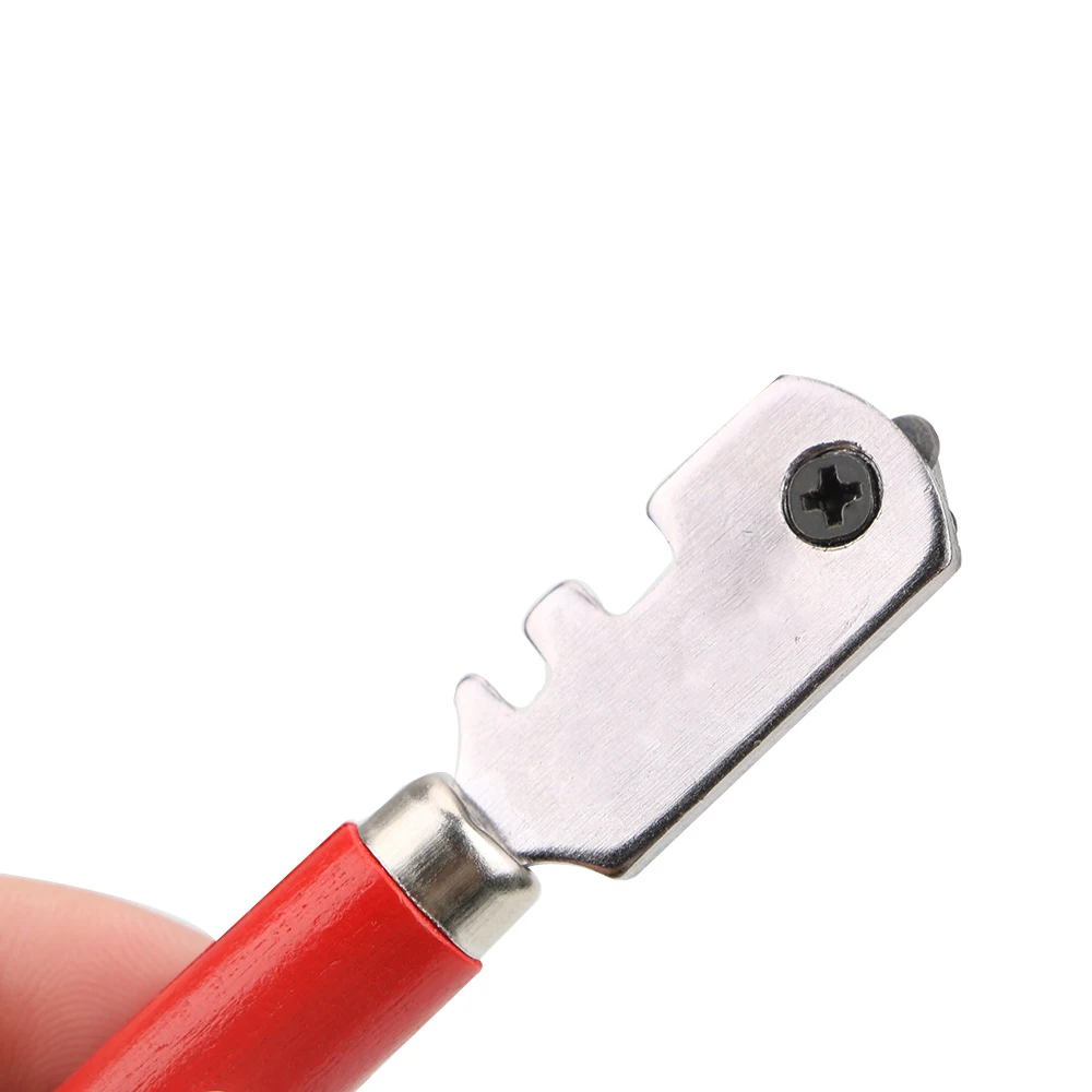 Professional Glass Tile Cutter Window Craft Wooden Handle 130mm For Hand Tool Diamond Tipped 1Pcs Portable Glass Cutter - Image 3