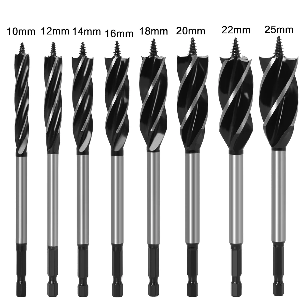 10mm-35mm Twist Drill Bit Set Wood Fast Cut Auger Drill Bit - Image 23