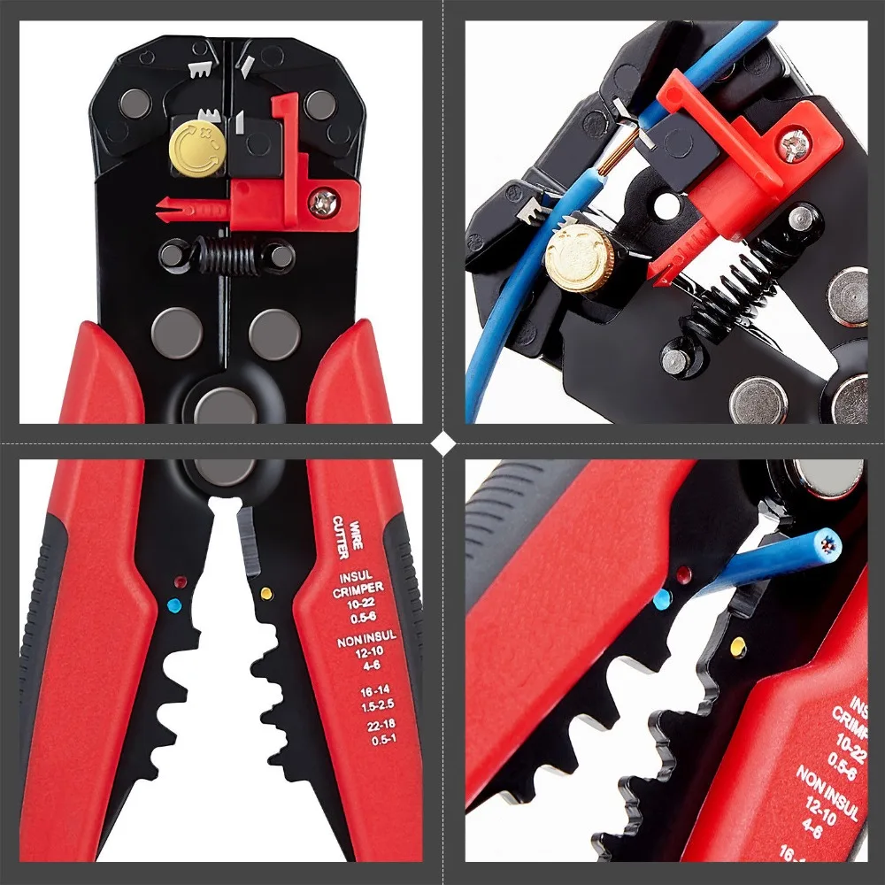 ESPLB Wire Stripper Self-adjusting Cable Cutter Crimper Automatic Wire Stripping Tool - Image 13