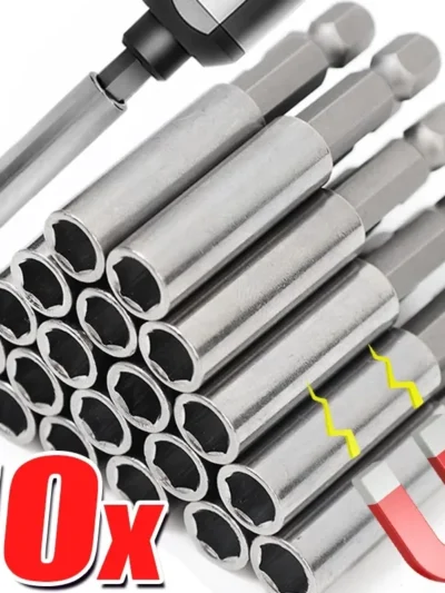 10/1pcs Magnetic Screwdriver Extension Hexagonal Handle Extended Connecting Screwdrivers Bit