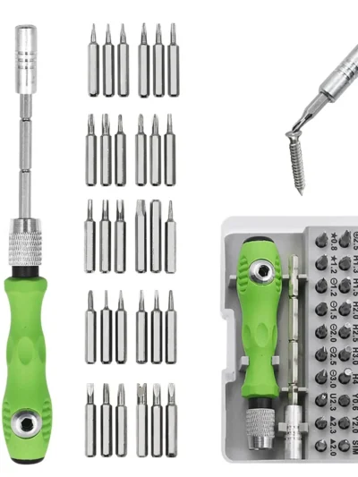 32 in 1 Multifunctional Screwdriver Set with 30 PCS Torx Phillips Magnetic Screw Driver Bits