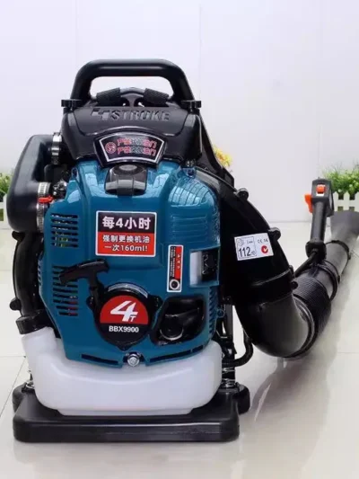 4 Stroke Gasoline Leaf Blower 75.6CC Backpack Cordless Gasoline Air Blower