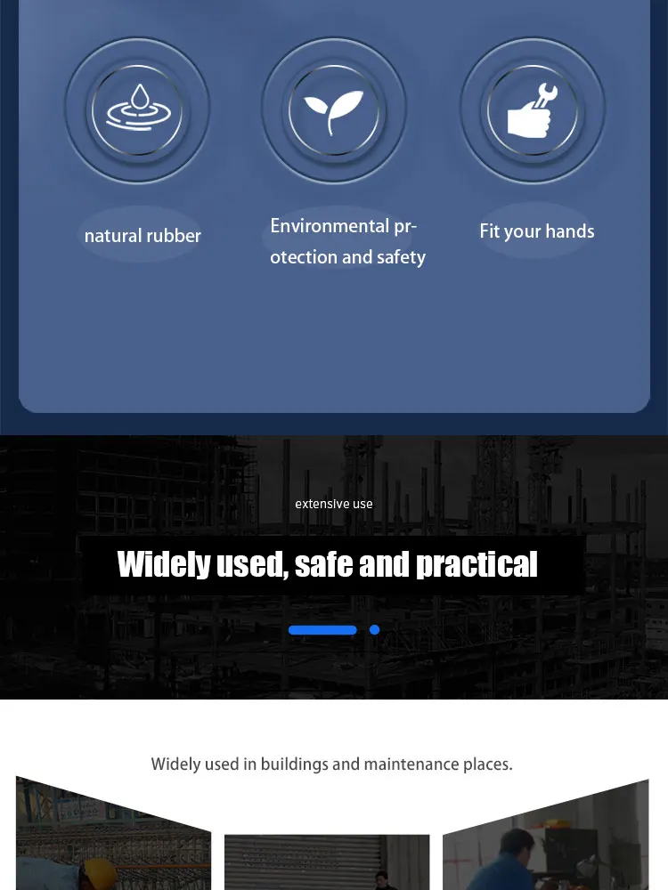 3 Pairs Of Non-slip Wear-resistant Breathable Nitrile Non-slip Work Gloves - Image 22