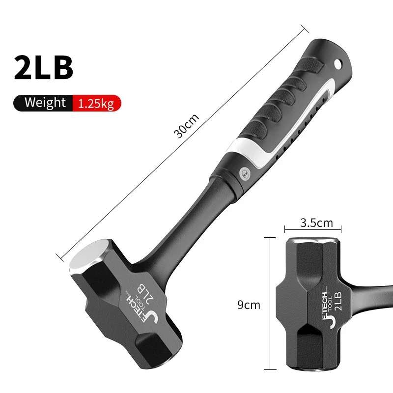 Z50 2LB-3LB Sledge Hammer Heavy Duty One-Piece Forged Steel - Image 8