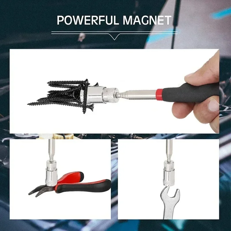 Telescopic Magnetic Pen Portable Metalworking Handy Tool Magnet Capacity - Image 4
