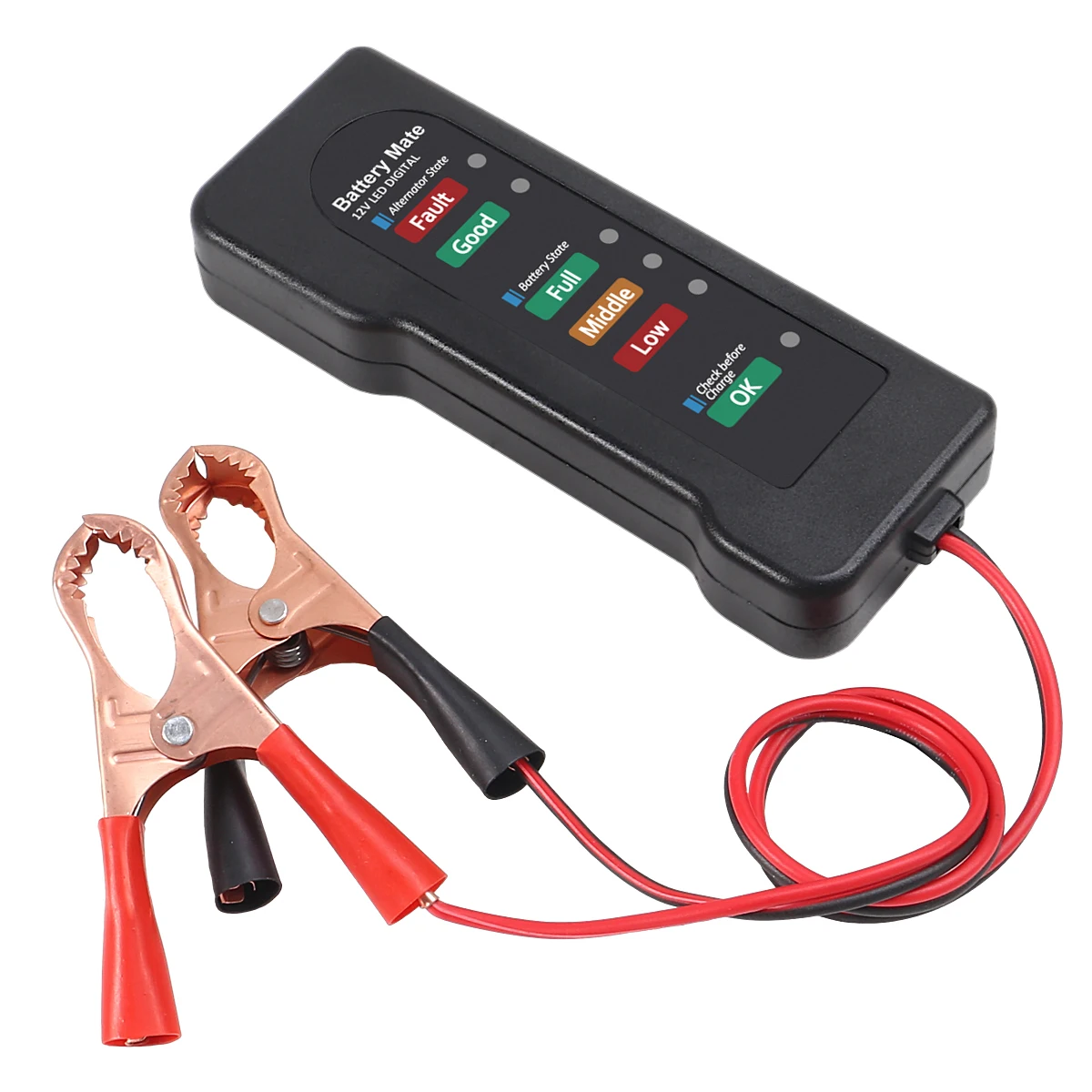 12V car battery tester, Alternator Tester Automotive,Battery Checker, Analyzer to Check alternator & Battery Charging System - Image 2