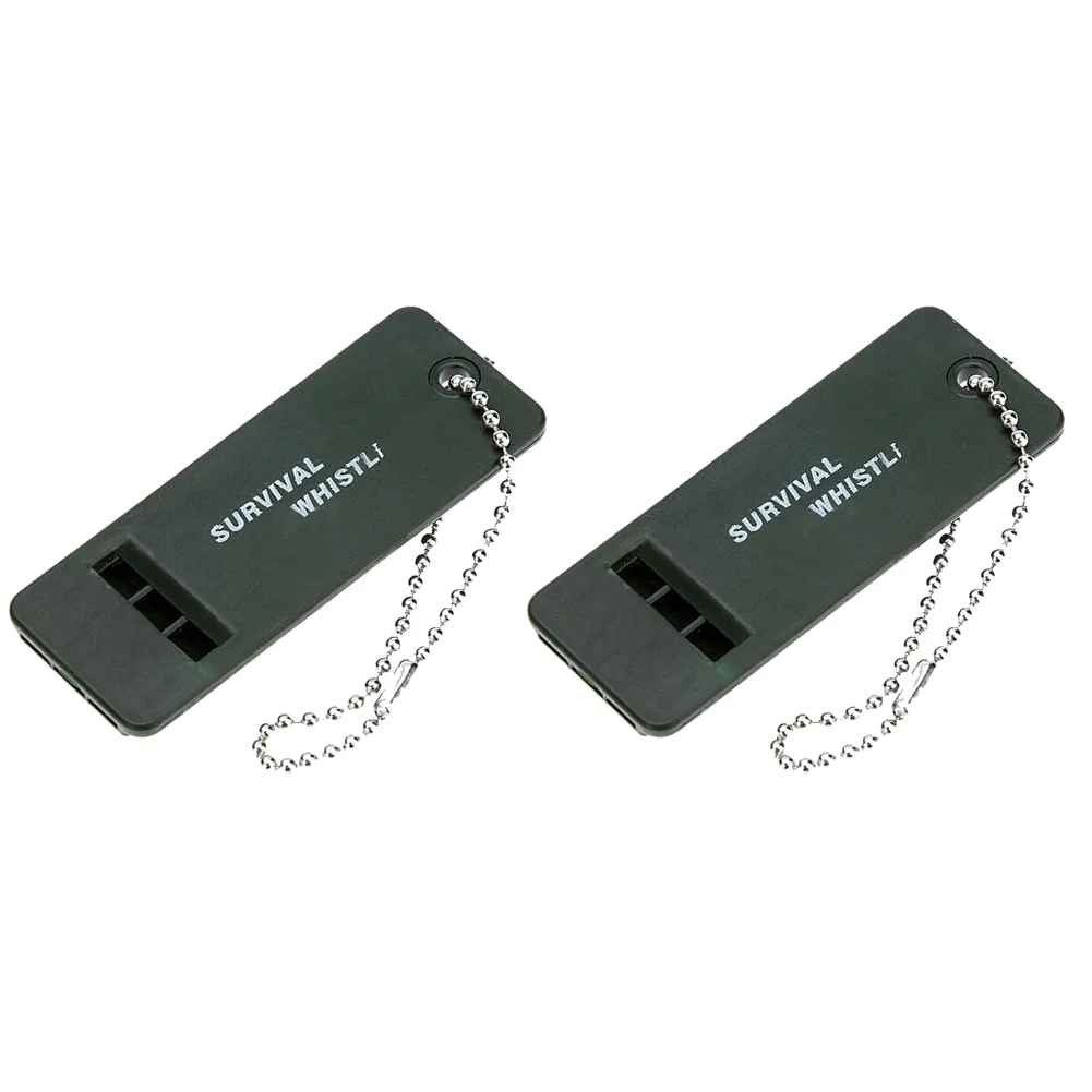 1-10PCS 3-Frequency Whistle High Decibel Survival Whistle Emergency Survival Tool - Image 14
