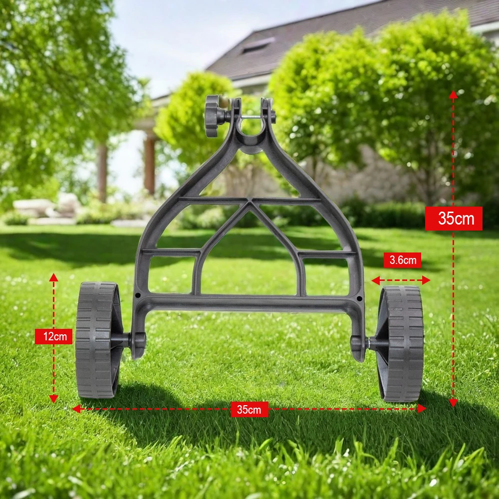 Universal Adjustable Lawn Mower Support Wheel Attachment Garden Grass Trimmer - Image 2