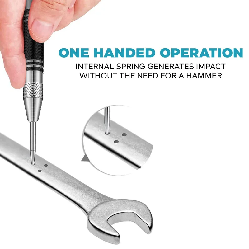 Automatic Centre Punch General Woodworking Metal Drill Adjustable Spring Loaded Automatic Punch - Image 28