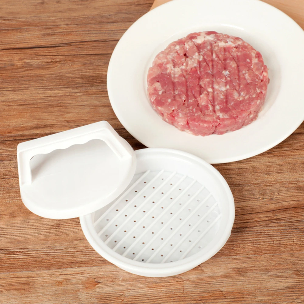 1pc Hamburger Press Stuffed Burger Press Plastic Meat Grill Party BBQ Burger Maker - Image 3