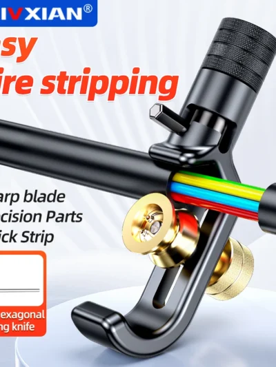 SAIVXIAN Armored Wire Stripper 4-10mm & 8-28mm Optical Cable Slitter Fiber Optic Stripping Tool Jacket Slitter Sheath Cutter