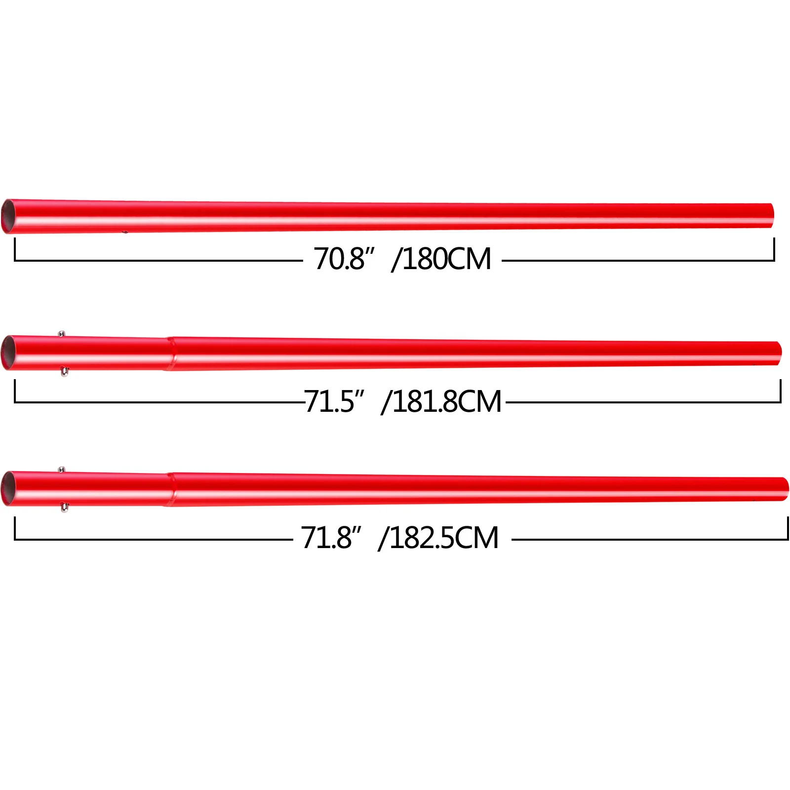 SucceBuy Concrete Float 1200x200mm/1200x300mm Finishing Bull Float with 4 Handle Round End Cement Trowel - Image 7