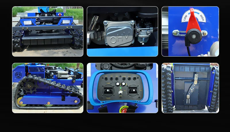 Customised Remote-Controlled Lawn Mower - All-Terrain Self-Propelled Zero-Turn Mower Robot - Image 22
