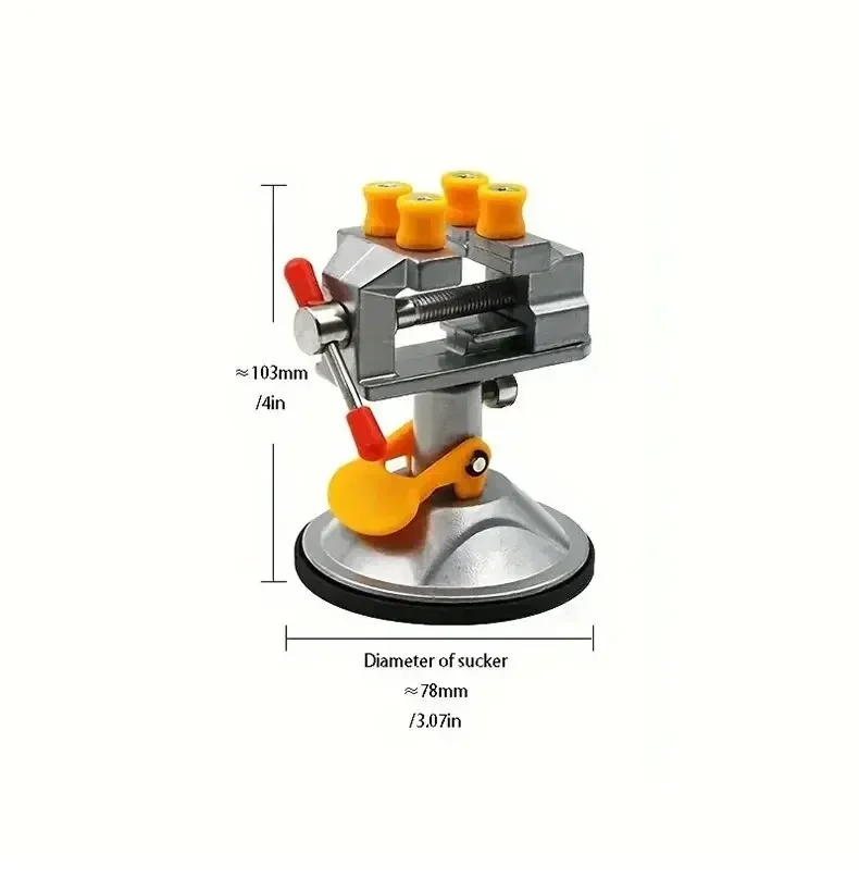 Aluminum Alloy 360 Universal Suction Cup Table Vice - Image 11