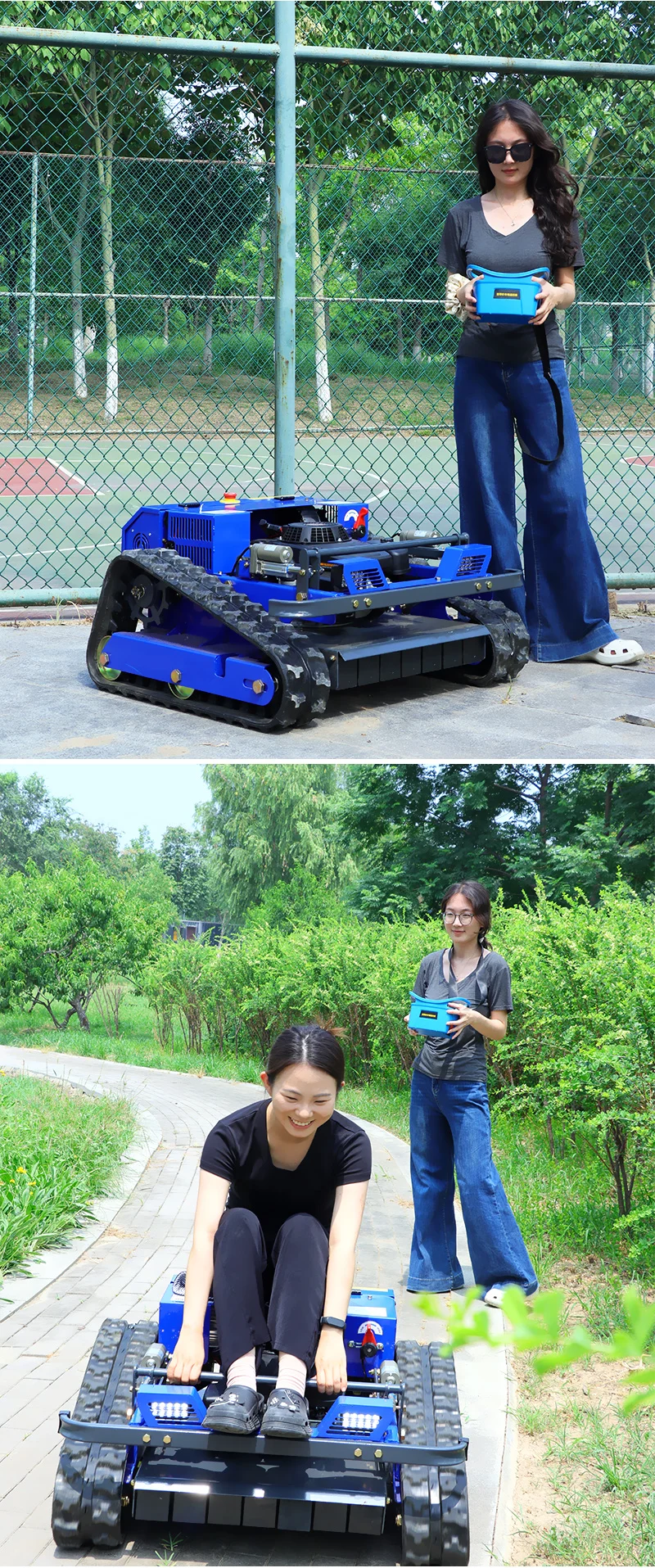 Customised Remote-Controlled Lawn Mower - All-Terrain Self-Propelled Zero-Turn Mower Robot - Image 24
