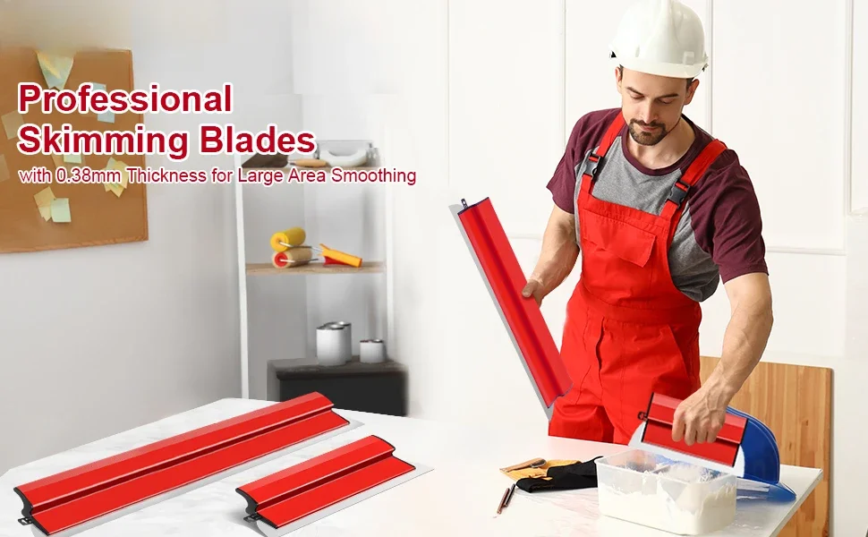 Skimming Blade Painting Finishing Smoothing Knock-Down Knife Durable Plastering Drywall Skimming Blade - Image 18