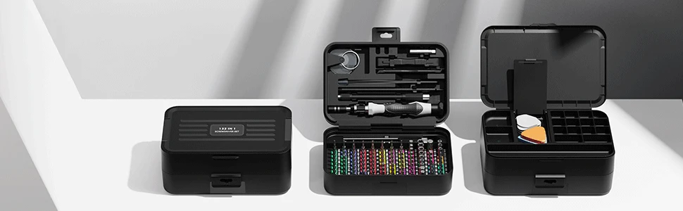 132 in 1 Precision Screwdriver Set Phillips Torx Magnetic Screwdriver Head with Storage Box 152 bit - Image 9