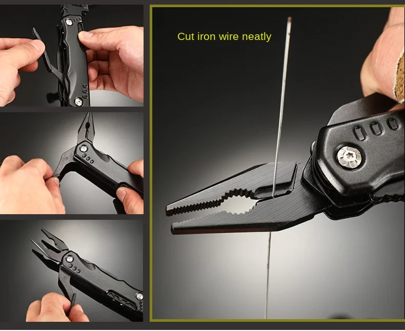 Multifunctional Pliers Multitool Claw Hammer Stainless Steel Tool - Image 18