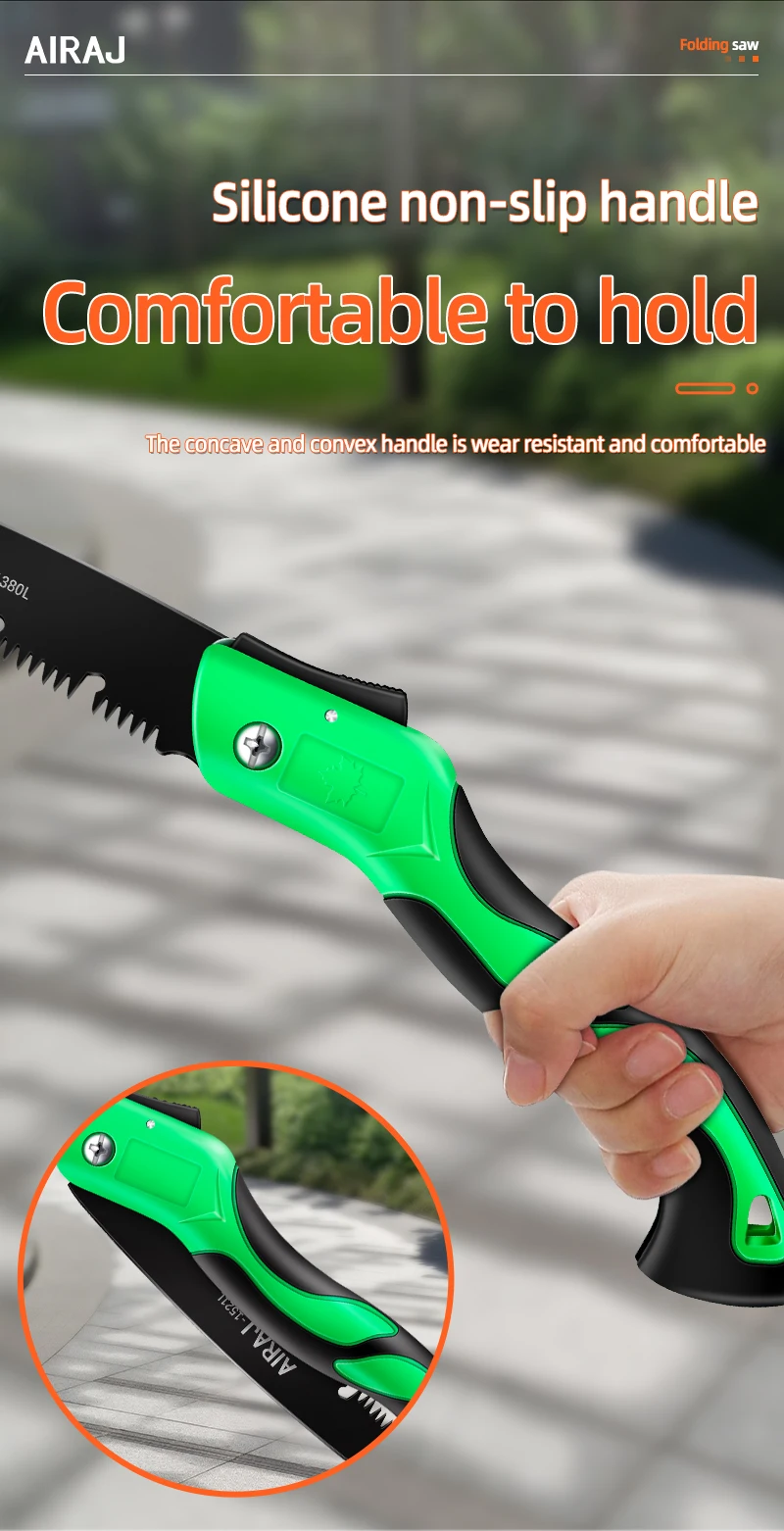 AIRAJ Multifunctional Folding Saw Steel Sharp And Wear-Resistant - Image 13