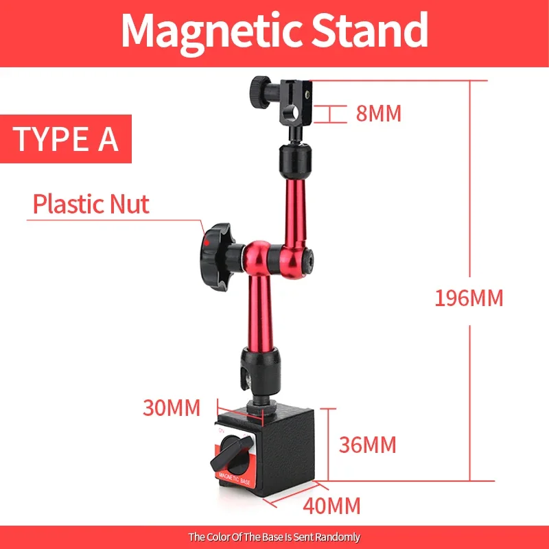 Dial Indicator Magnetic Holder Dial Bore Gauge Magnetic Stand Base Micrometer Measure Tools - Image 15