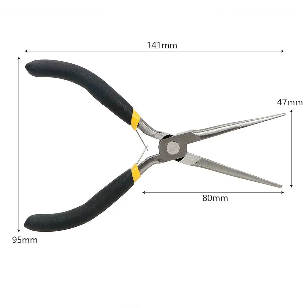 Long Nose Pliers 45#Steel Hand Tools Electrician Repair Tools Stripping Cutting Clamping Wire Cutter Multi-function - Image 6